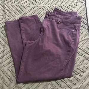 Plum jeggings